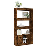 Highboard Smoked Oak 92x33x180 cm Engineered Wood 3309622