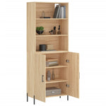 Highboard Sonoma Oak 69.5x34x180 cm Engineered Wood 3189264