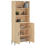 Highboard Sonoma Oak 69.5x34x180 cm Engineered Wood 3189264