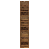 CD Cabinet Old Wood 33 x 23.5 x 175 cm Engineered Wood 8012654