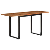 Dining Table 140x70x75 cm Solid Wood Acacia 373617