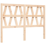 Bed Frame without Mattress 140x190 cm Solid Wood 3194356