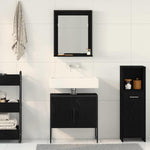 Bathroom Furniture Set with Storage 2 pcs Black 60 x 33 x 60 cm 3334329