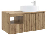Bathroom Furniture Set 2 pcs Artisan Oak Engineered Wood 3404113