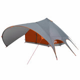 Teepee Tent 9-Person Grey and Orange 502 x 502 x 297 cm 42004019