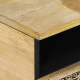 ZNTS Coffee Table 80x54x40 cm Solid Wood Mango 358225