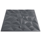 Wall Panels 24 pcs Grey 50x50 cm XPS 6 m Amethyst 4100052