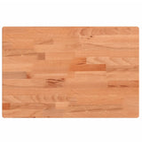 Basin Shelf Wall Mounted Steel and Solid Wood Beech 3302373