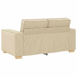Sofa Set with Cushion 3 pcs Cream 220 x 78 x 84 cm Fabric 3324616