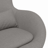 Egg Chair Taupe 63 x 73 x 90 cm Fabric 42002741