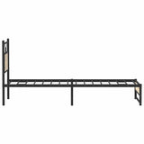 Bed Frame without Mattress Sonoma Oak 90x190 cm Single Engineered Wood 4106954