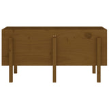 Garden Raised Bed Honey Brown 121x50x57 cm Solid Wood Pine 825229