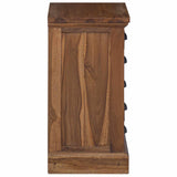 Chest of Drawers Natural 35 x 30 x 60 cm Solid Teak Wood 42017960