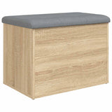 Storage Bench Sonoma Oak 62x42x45 cm Engineered Wood 835042