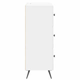Drawer Cabinet High Gloss White 66 x 34.5 x 90 cm 895529