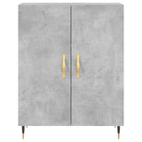 Highboard Concrete Grey 69.5x34x180 cm Engineered Wood 3189233