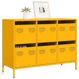 Sideboard Mustard Yellow 101.5x39x73.5 cm Cold-rolled Steel 851265