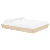 Bed Frame without Mattress Solid Wood 160x200 cm 819917