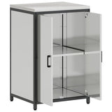 Kitchen Storage HATTEM Silver 60 x 50 x 92 cm Steel 874994