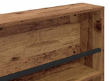 Magazine Rack 2 pcs Old Wood 80 x 12 x 70 cm Engineered Wood 890849