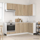 Kitchen Unit LYON 8 pcs Sonoma Oak Engineered Wood 3438433