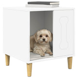 Dog House White 44 x 42 x 49 cm Engineered Wood 8000698