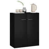 Sideboard Black 60x30x75 cm Engineered Wood 800730