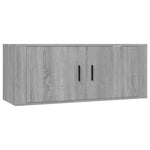 Wall-mounted TV Cabinets 2 pcs Grey Sonoma 100x34.5x40 cm 3188372