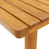 Garden Coffee Table Golden brown Solid acacia wood 90x55x35 cm 46675