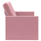 2 Seater Sofa Pink 130 x 81 x 82 cm Velvet 42041058
