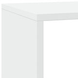 Room Divider Bookcase 3-Tier White 137,5x29x103,5 cm Engineered Wood 857976