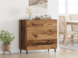 Sideboard Old Wood 69.5 x 34 x 90 cm Engineered Wood and Iron 881513