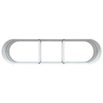 Garden Raised Bed Brown 320 x 80 x 81 cm Steel 42008133