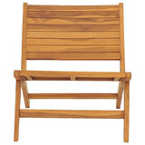 Garden Chair Natural Teak 49366