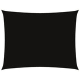 Sunshade Sail Oxford Fabric Rectangular 5x6 m Black 135769
