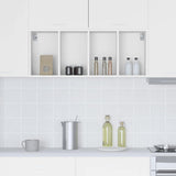 Hanging Cabinet White 40 x 29.5 x 100 cm Engineered Wood 884466