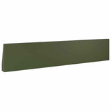 Retaining Wall 6 pcs 100 x 12 x 50 cm Steel Olive Green 3449131