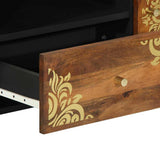 TV Cabinet Honey Brown 105 x 33 x 46 cm Solid Mango Wood 4018750