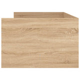 Bed Frame Sonoma Oak Engineered Wood Single Bed Frame 3207352