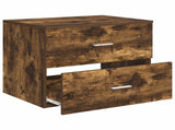 Wall-Mounted Bathroom Cabinet Smoked Oak 62.5 x 44.5 x 50 cm 890330