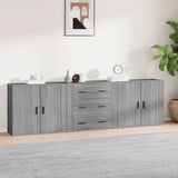 Sideboards 3 pcs Grey Sonoma Engineered Wood 3185405
