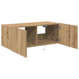 TV Wall Cabinet Artisan Oak 80 x 35 x 31 cm Engineered Wood 863106