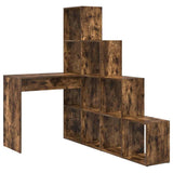 Corner Desk Smoked Oak 101.5 x 149.5 x 149.5 cm Engineered Wood 3337245