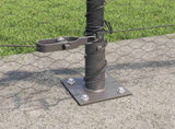 Welded Wire Fence with Concrete Base 25 x 0.5 m 3353646