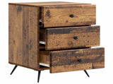 Bedside Cabinet Old Wood 43 x 41 x 66.5 cm Engineered Wood 895483