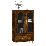 Highboard Smoked Oak 69.5x31x115 cm Engineered Wood 828281