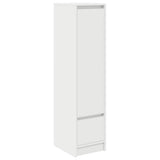 Highboard White 29,5x34x119,5 cm Engineered Wood 861652