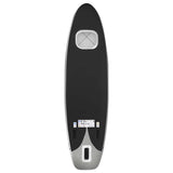 Inflatable Stand Up Paddle Board Set Black 330x76x10 cm 93388