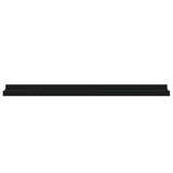 Wall Shelves 4 pcs Black 80x9x3 cm 326669