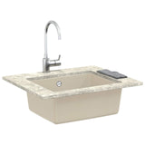 Sink Beige 530 x 460 mm 80% Quartz and 20% Resin 42028426